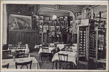 Bochum Restauration zur Uhle Innenraum *ca. 1940
