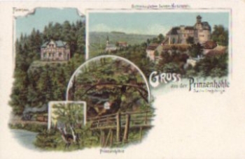 08118 Prinzen höhle Litho * ca. 1920