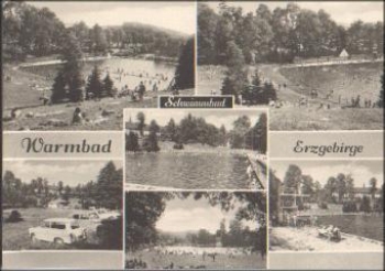 09429 Warmbad Wolkenstein Schwimmbad o ca. 1970