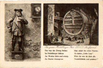 Heidelberg wine barrel dwarf perke o ca. 1920