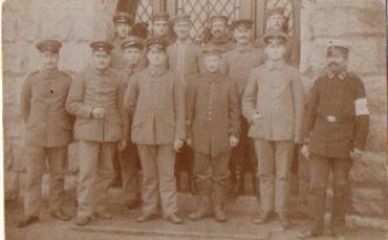 Lazarett Deutsche Sanitäter 1. WK.  gebr. ca. 1915