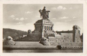 Koblenz Kaiser-Wilhelm-Denkmal o 26.11.1949
