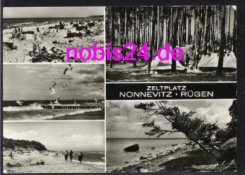 Nonnevitz Rügen Camping tents around 1980