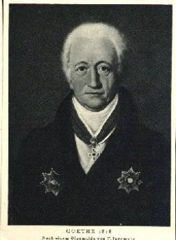 Johann Wolfgang von Goethe artist card F. Jagemann * approx. 1930
