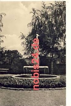 01662 Meissen Park mit Brunnen o 10.1.1962