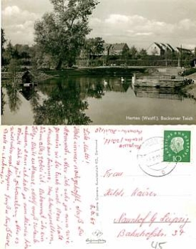 46599 Herten Backumer Teich o 6.6.1961