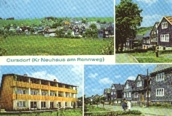 98744 Cursdorf Kreis Neuhaus am Rennweg o 1979