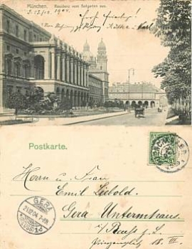 Munich Residence o December 24, 1904