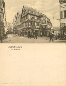 Aschaffenburg am Scharfeck *ca.1900