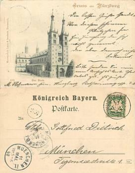 Wuerzburg Dom o 10.5.1898
