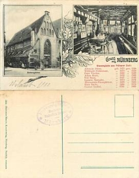 Nuernberg Bratwurstgloecklein  ca.1911