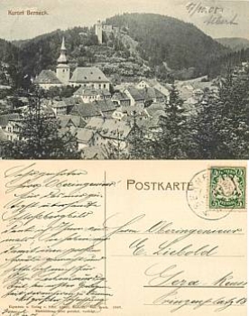 95460 Bad Berneck Verlag Ferd. Albert o 17.10.1908