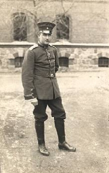German soldier in uniform WWI. br. 1916
