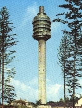 06567 Bad Frankenhausen television tower Kulpenberg o approx. 1970