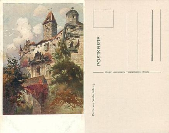 Coburg Veste artist card *ca.1915