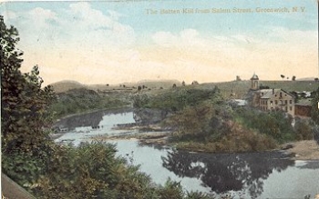Greenwich NY Batten Kill form Salem Street o 24.7.1909