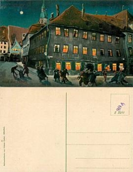 Coburg Gasthaus Loreley Drunkenness *ca.1910