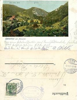 37290 Meissner Hoellenthal railway mail train 174 o 5.11.1912