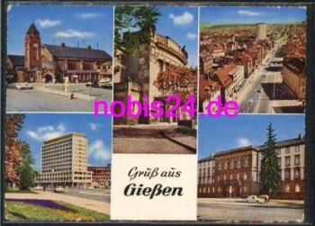 Giessen railway station authorities theater o ca.1975