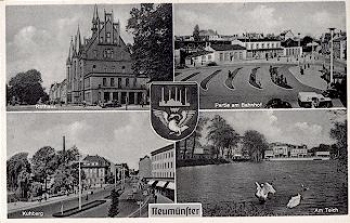 24537 Neumuenster Bahnhof o 3.8.1955