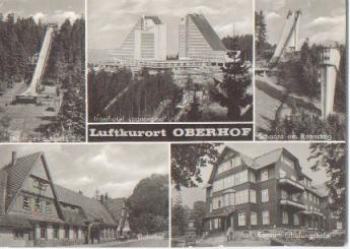 98559 Oberhof Skischanze Bahnhof o 29.9.1972