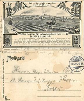 21614 Buxtehude hare and hedgehog o 19.6.1906