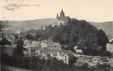 08340 Schwarzenberg Erzgebirge gebr. ca. 1920