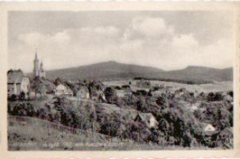 08309 Eibenstock Blick zum Auersberg o 2.8.1952