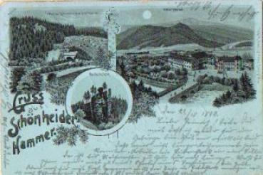 08309 Schonheider-Hammer Litho o 23.10.1899