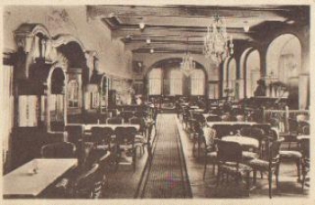 08280 Aue Confectionery and Cafe W. Temper interior, * about 1925