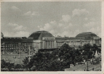 Leipzig, Hauptbahnhof, o 18.5.1954