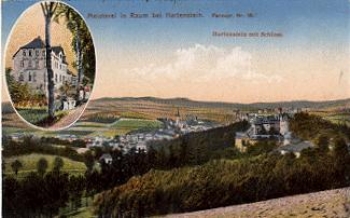 08118 Hartenstein Meisterei o May 26, 1921 Railway post Werdau - Annaberg train number 1959