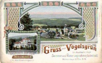 08209 Vogelsgrun Gasthof zur Post o 4.6.1911