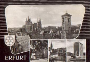 Erfurt postcard o September 11, 1963