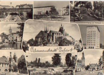 Erfurt postcard o 7.11.1964