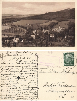 36381 Ramholz o August 19, 1940 country postmark Vollmerz