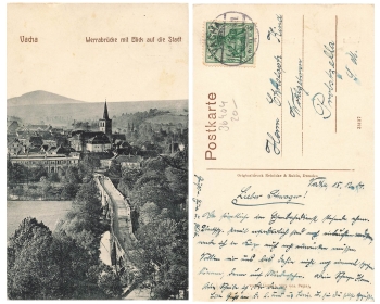36404 Vacha Rhoen Werrabrucke o 15.12.1911