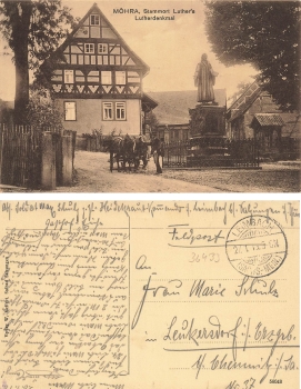36433 Moehra Lutherdenkmal o 27.1.1918