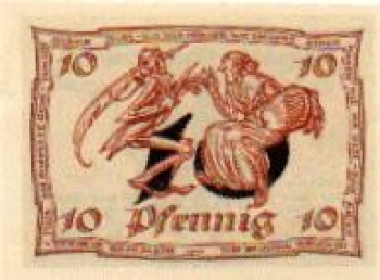 99310 Arnstadt city emergency money worth 10 pfennigs 1921