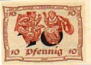 99310 Arnstadt city emergency money 10 pfennigs 1921