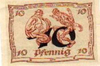 99310 Arnstadt city emergency money 10 pfennigs 1921