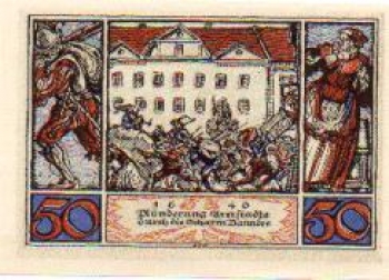 99310 Arnstadt city emergency money 50 pfennigs 1921