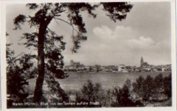 17192 Waren Blick von den Tannen *ca. 1940
