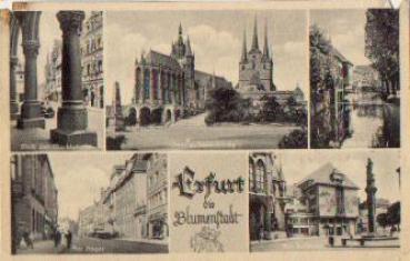 Erfurt postcard used 5/3/1941