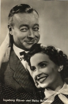 Ingeborg Körner u. Heinz Rühmann Starfoto Foto Real-Film Nr. 245