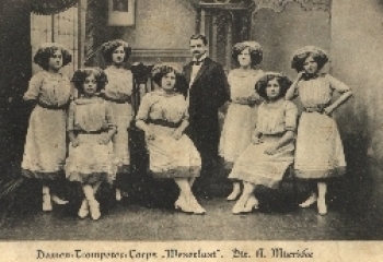 Ladies Wind Orchestra, Ladies Trumpeter Corps Weserlust, Director A. Miericke o July 16, 1918