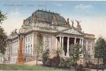 Wiesbaden Theater gebr. 3.8.1924