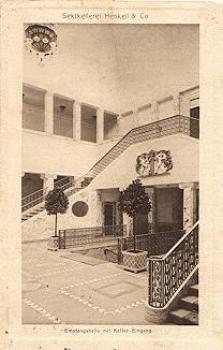 Wiesbaden sparkling wine cellar Henkel & Co., reception hall, ca. 1910