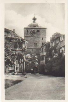 Heidelberg Schloss Ruprechtsbau mit Wartthurm * ca. 1950