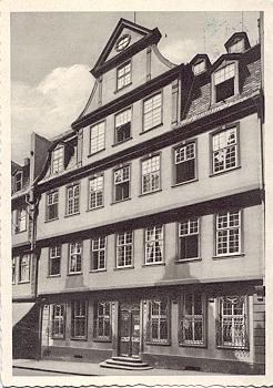 Frankfurt am Main Goethehaus o 10.10.1957